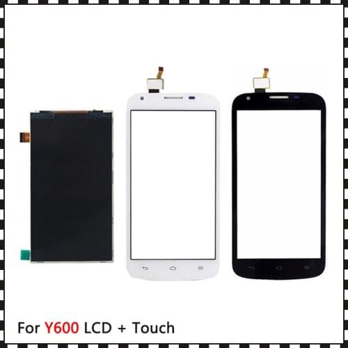 New High Quality 5.0'' For Huawei Ascend Y600 Lcd Display With Touch Screen Digitizer Sensor
