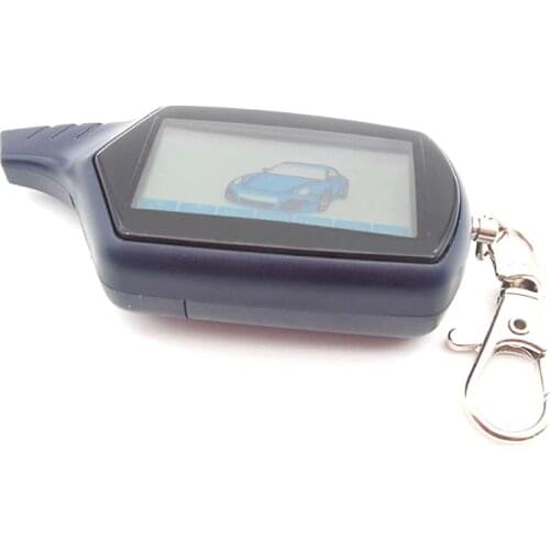 B9 Starline LCD Remote Controller For Two Way Car Alarm Starline B9 Twage Keychain Russian Version free shipping