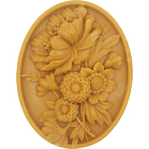 Silicone Soap Mold for Flowers Craft Art Silicone 3D Soap Mold Craft Molds DIY Handmade Candle Molds