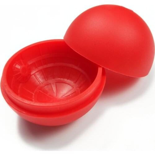 Silicone Ice Ball Hockey Molds Round Lattice Mould Whisky Wine Ice Maker Pattern Inside 5pcs