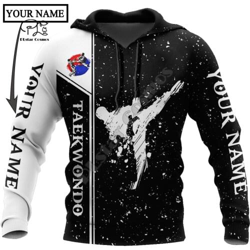 NewFashion Cosplay Martial Arts Sports Taekwondo Sportswear Tracksuit Harajuku 3DPrint Men/Women Funny Casual Jacket Hoodies A13