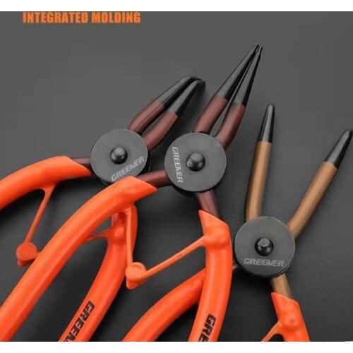 Circlip Pliers Snap Ring Remover Internal External Straight Bend Long Nose Retaining Clip Multi-Function Portable Tools