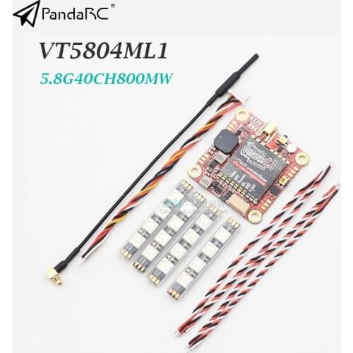 1pcs/2pcs/PandaRC VT5804ML1 5.8G40CH 800mW VTX&LED Controller&Buzzer 3IN1 Video transmission module for RC FPV Racing Drones