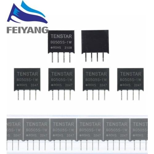 10pcs B0505S-1W 5V to 5V converter DC DC power module converter 1000VDC Isolation