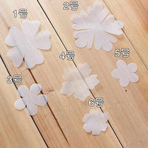 100pcs Organza flowers patch applique for wedding dress bride hair veil clothing women lace fabric decoration patch accessories