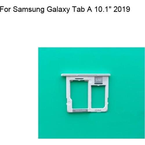 2pcs For Samsung Galaxy Tab A 10.1" 2019 New Tested Sim Card Holder Tray Card Slot Sim Card Holder Replacement SM-T510 T515