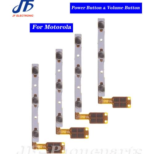 20Pcs Power On Off Volume Side Button Key Flex Cable For Moto G4 G5 G6 G7 G8 G9 Plus Play Power Lite Replacement