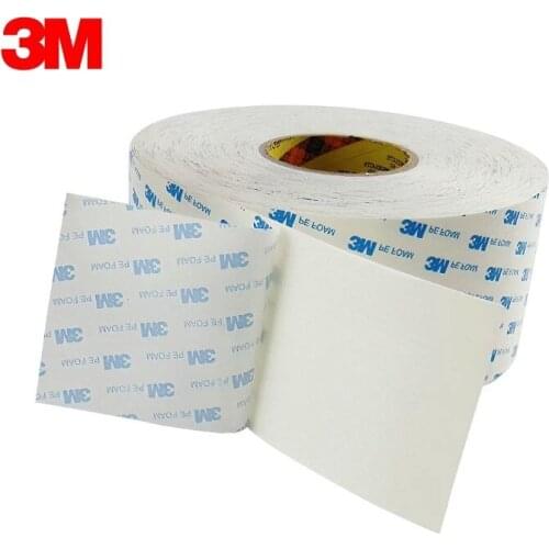 3M double sided die cutting PE foam tapes 1600T White various sizes