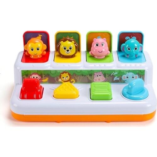 Electric Realistic Popup Toy Catching Toy Board Games Miniature Smart Stimulation Toy with Music Adjustable Volume 69HE