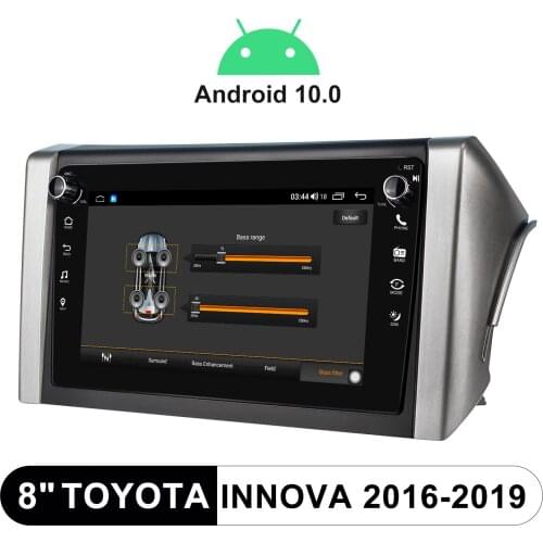 Head Unit Radio 1 din 8” Car Multimedia Player WiFi DVR OBD2 Camera For Toyota Innova 2016-2019 Support Steering Wheel Control