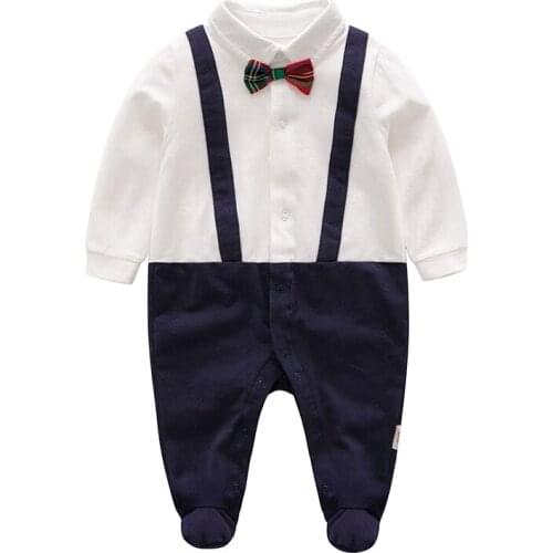 2020 Newborn Baby Boys Girl Sailor Navy Style Romper Toddler Halloween 100% Cotton Suspender Jumpsuit Infant Braces Playsuitlo