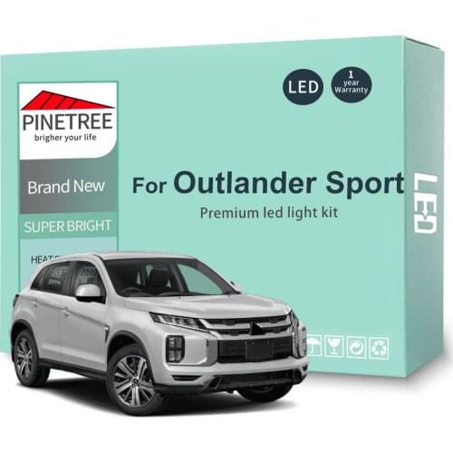 12Pcs Led Interior Light Kit For Mitsubishi Outlander Sport 2011-2015 2016 2017 2018 2019 2020 Led Bulbs Canbus No Error