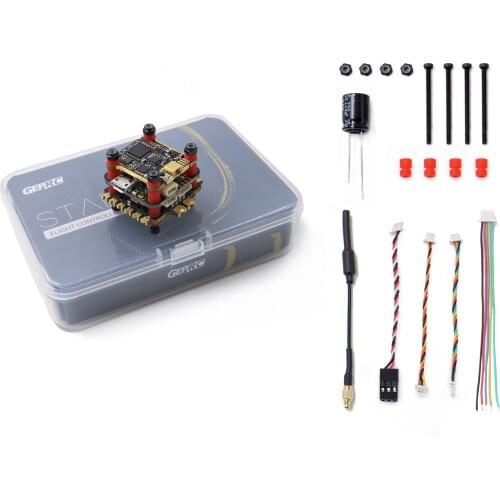 20X20mm GEPRC STABLE PRO F7 DUAL BL32 35A Stack F722 Flight Controller BLHELI32 35A 4in1 ESC 5.8G 600mW VTX for FPV Racing Drone