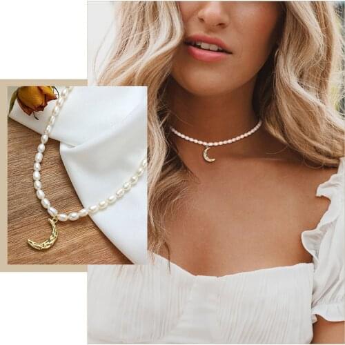 Myfresty Pearl Necklaces For Women