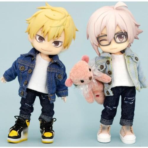 New ob11 clothes Fashion denim jacket coat molly doll clothes, gsc, obitsu11, 1/12bjd Doll costume doll accessories for dolls