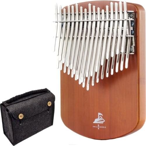 Chill angels Kalimba 34 Key Chromatic Music Box 2rows Calimba Piano Keyboard Musical Instrument Mbira