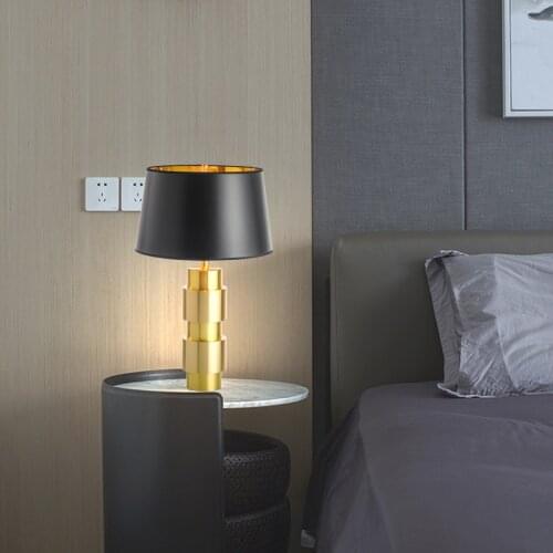 Post Modern Designer Luxury Table Lamp Gold Led Stand Desk Light Fixtures Luminaire for Beroom Bedside Study Lamp Home Deocr E27