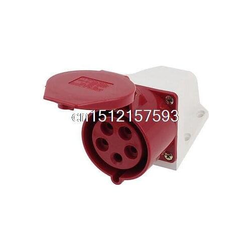 Waterproof IP44 3P+N+E IEC309-2 Industrial Plug Socket AC 220-380V/240-415V 32A