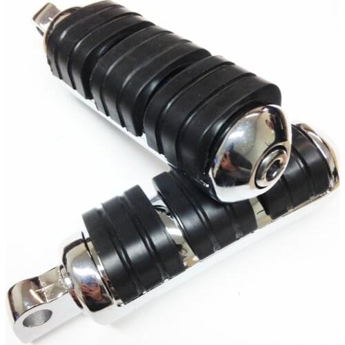 Aftermarket Motorcycle Parts Billet Rear Foot Peg for Harley Davidson w/ Male Mount Road King Sporster 883 1200 XL Touring chro