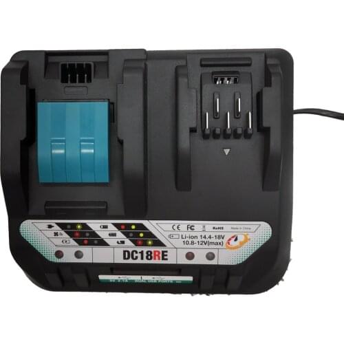 Li-Ion Battery Charger 3A Charging Current For Makita 12V BL106 BL02 BL104 BL03 Power Tool Dc18RE Charge Plug