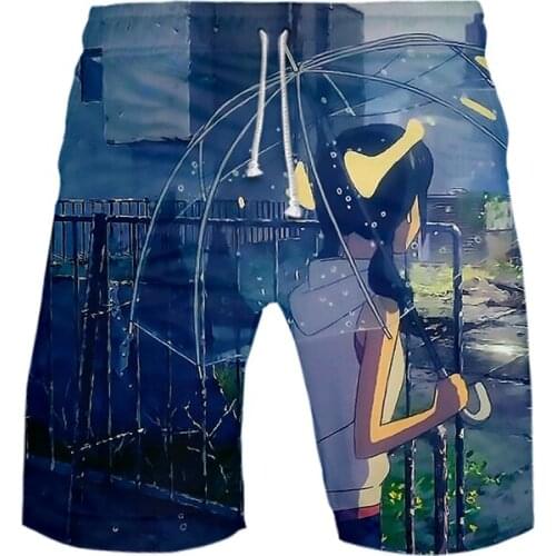 Son of the weather pattern printed Shorts casual 2019 summer fashion shorts women board shorts