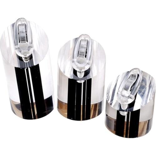 Acrylic Rod Ring Stand Three-Piece Transparent Ring Display Stand Jewelry Stand
