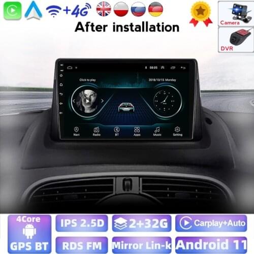 Android System Car Radio Multimedia Player For Renault Megane 2 2002-2009 GPS Navigation 2din RDS Carplay 2 Din Autoradio WiFi