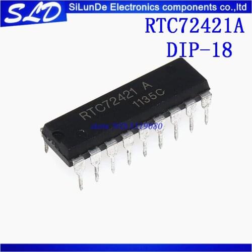 Free Shipping 5pcs/lot RTC72421A RTC72421 72421 DIP-18 new and Original in stock