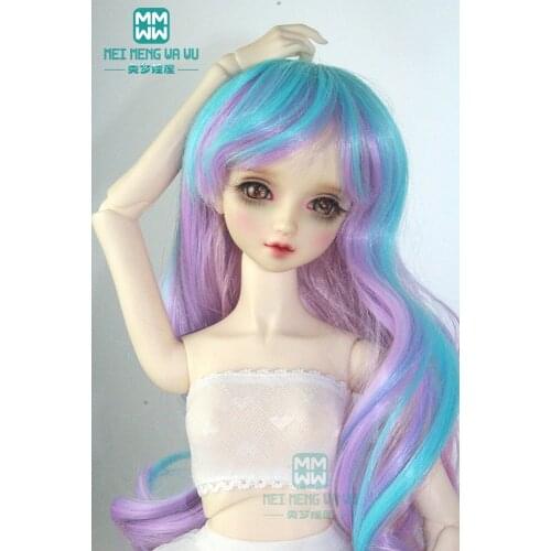 Large wave curly hair for dolls fits 1/3 1/4 1/6 BJD doll Accessories for dolls finished wig