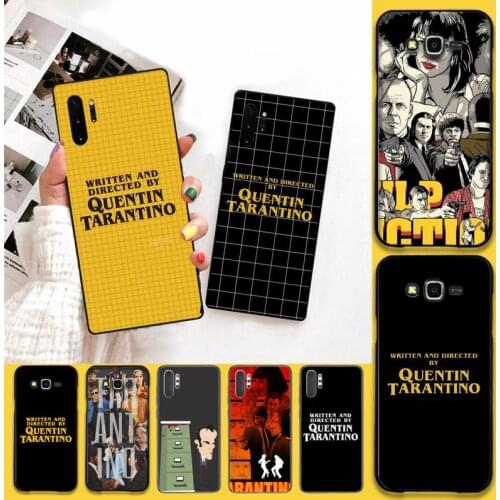 YJZFDYRM Written Directed Quentin Tarantino Phone Case Cover For Samsung Note 7 8 9 10 Lite Plus Galaxy J7 J8 J6 Plus 2018 Prime