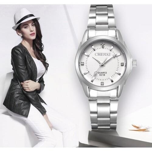 Chenxi Lady Rhinestone Fashion Watch Women Quartz Watch Womens Wrist Watches Female Dress Clock Xfcs Relogio Feminino