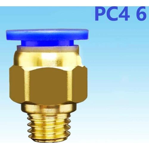 Metric Pneumatic Mold Quick Connector PC4-M5 M6 M8m10m12m14 Coarse Teeth Fine Teeth Pipe Joint
