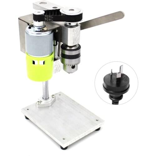 Mini Drill Press for Bench Drilling Machine Variable Speed Drilling Chuck 1.5-10mm For DIY Wood Metal Electric Tools Bench Drill
