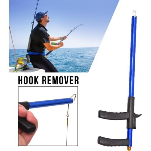 Portable Aluminium Fish Hook Removal Tool Aluminum Fish Hook Remover Extractor Puller Squeeze Out Tool Minimizing Injuries