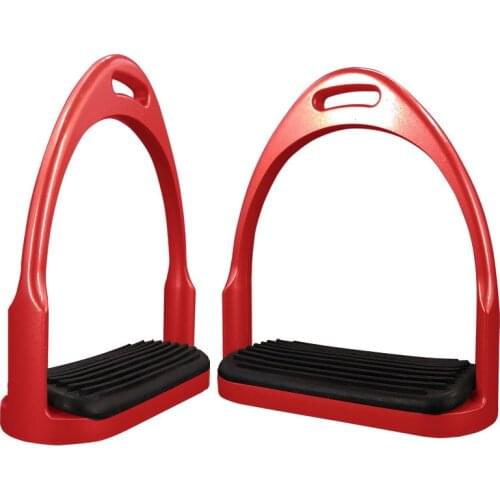 Safety Stirrup With Rubber Pad Equestrian Aluminum Saddle Accessories Horse Riding Racing Equipment