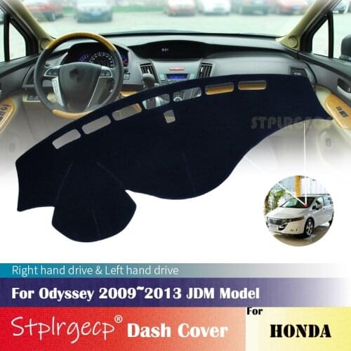 For Honda Odyssey 2009~2013 JDM Model Anti-Slip Dashboard Cover Protective Pad Car Accessories Sunshade Carpet 2012 2011 2010