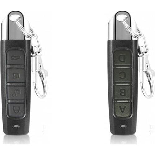 433MHZ Remote Control Garage Gate Door Opener Remote Control Duplicator Clone Cloning Code Car Key ABCD Button Lock Type Button