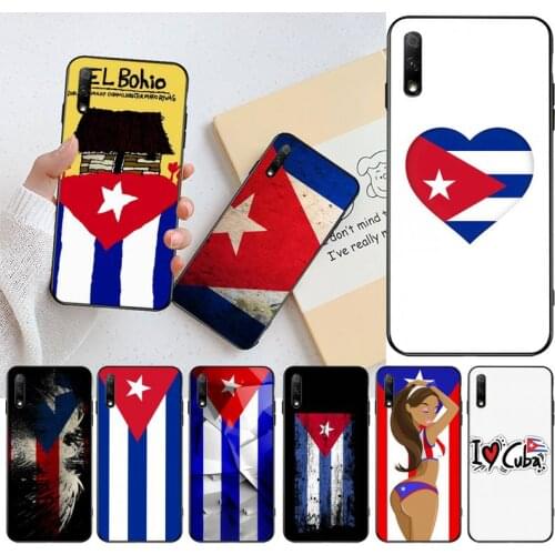 CUTEWANAN Cuba flag Luxury Unique Phone Cover for Huawei Honor 30 20 10 9 8 8x 8c v30 Lite view pro