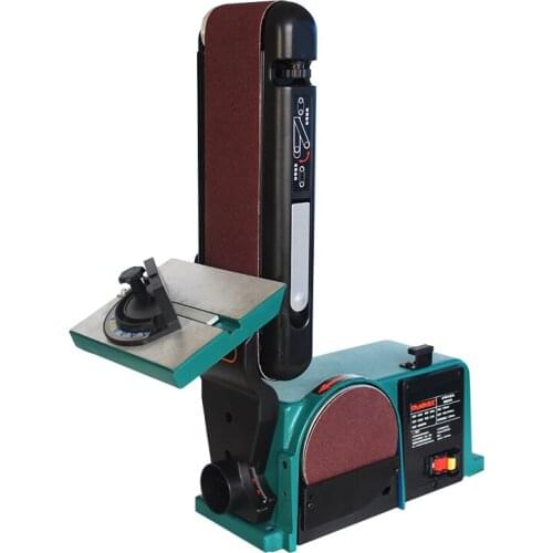 Sanding Electric Belt Sander Bench Wheel Polisher Belt Machine Grinding Polishing Machine Woodworking Polishing Tool 550W/750W