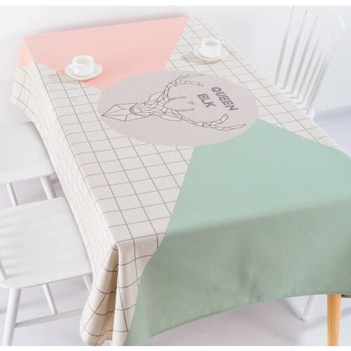 Nordic ins modern minimalist table cloth tablecloth rectangular coffee table cloth living room dining room multi-purpose