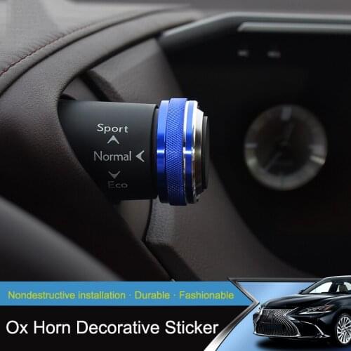 TAJIAN Car Adjustment Knob Trim Cover Rotary Control Switch Decoration Rings For Lexus ES200 260 300H 2018-2020