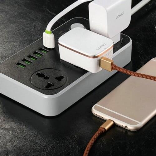 LDNIO USB Power Strip 6 USB Port 5V 3.1A Charger Adapter Power Socket Outlets Extension Socket