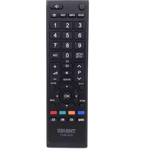 USARMT New Universal TV Remote Control TOB-825 For Toshiba CT-884 CT-859 CT-9507 CT-9840 CT-90125 RC211 LA-54 911V3