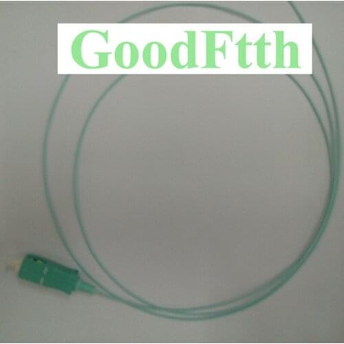 Fiber Pigtail SC Multimode OM3 50/125 Simplex 0.9mm Aqua GoodFtth 0.3-2m 10pcs/lot