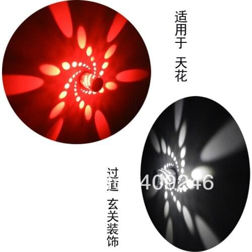 Bright Flower 1X3W LED CABINET WALL INDOOR HALL CABINET FIXTURE LIGHTING BULB BACKGROUND LAMP KTV BAR CEILING LOBBY
