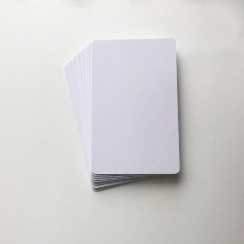 0.6mm 50pcs/Lot Blank Inkjet Printable PVC Card Printing by Epson or Canon Printer for Business /School /Membership Card