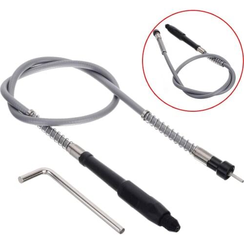 105cm Flexible Flex Shaft Kit Drill Grinders Shaft Extension Soft Flex Chuck Shaft M8 Keyless Chuck For Electric Grinder Drill