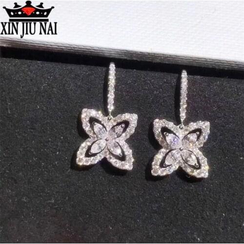 2020 New clover diamond tassel earrings 2020 new hot sale wave earrings feminine cute party ins earrings