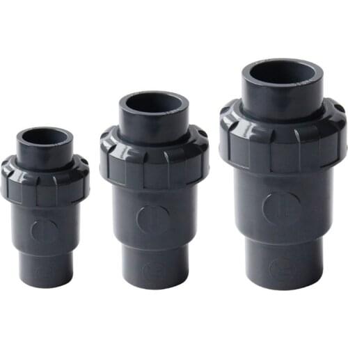 2020 New PVC pipe fittings check valve plumbing system fittings 20mm 25mm 32mm