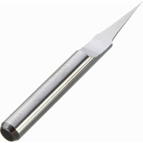 3.175mm Diameter of The Handle 10 Degree 0.1mm V Shape Carbide PCB Engraving Bits CNC Router Bit Tool Milling Cutters